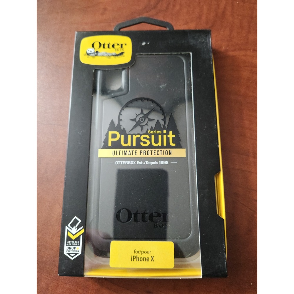OtterBox Pursuit Series Case for iPhone X XS Black Rugged Protection 77-59614